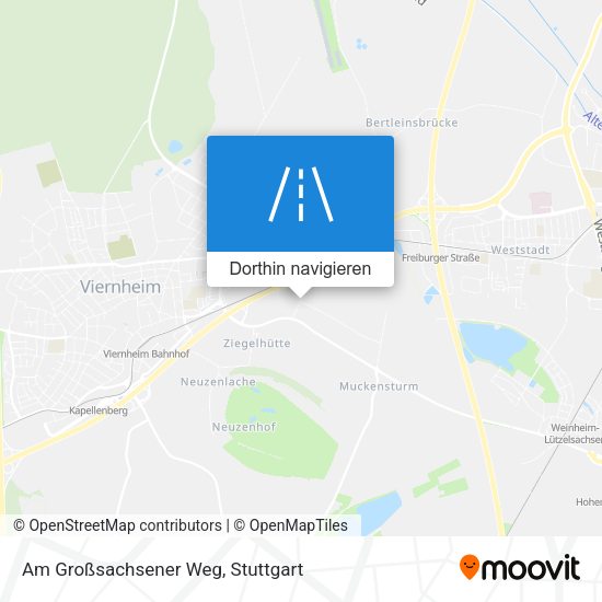 Am Großsachsener Weg Karte