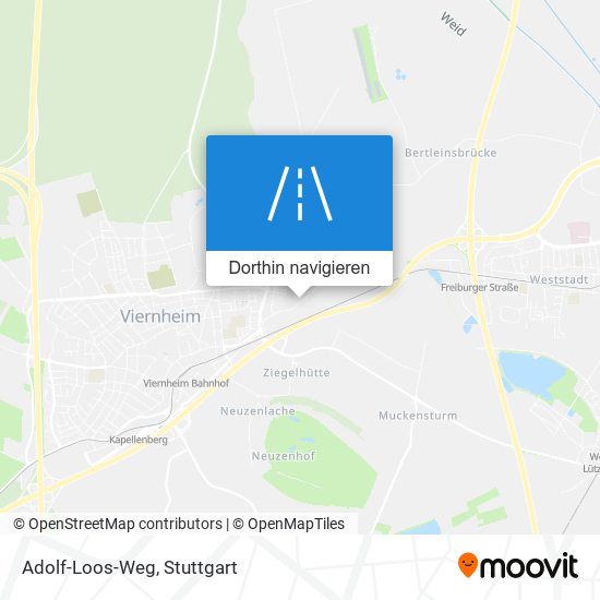 Adolf-Loos-Weg Karte