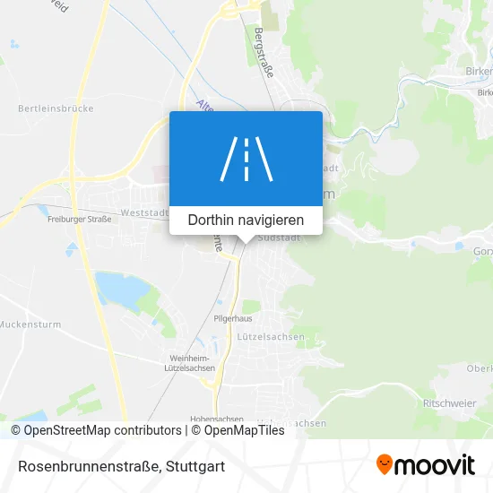 Rosenbrunnenstraße Karte