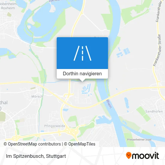 Im Spitzenbusch Karte