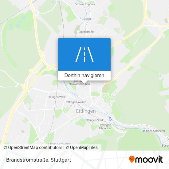 Brändströmstraße Karte