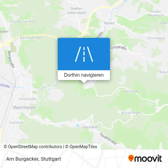 Am Burgacker Karte