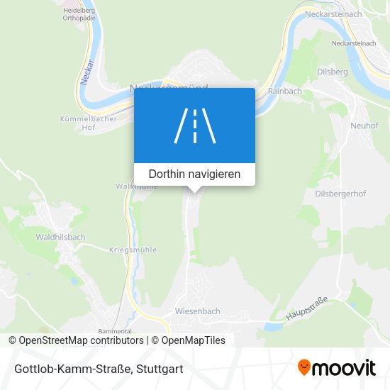 Gottlob-Kamm-Straße Karte