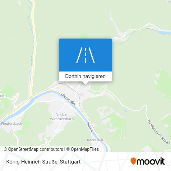 König-Heinrich-Straße Karte