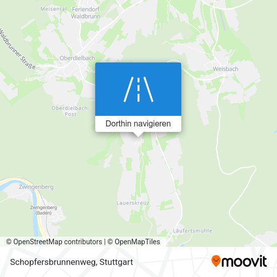 Schopfersbrunnenweg Karte