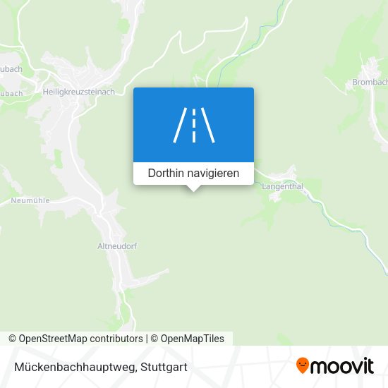 Mückenbachhauptweg Karte