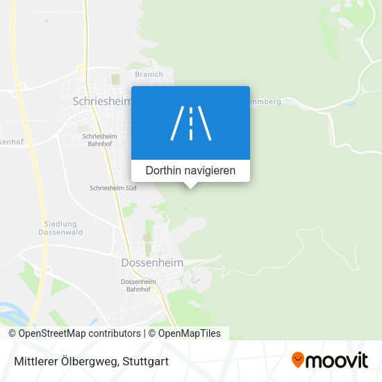 Mittlerer Ölbergweg Karte