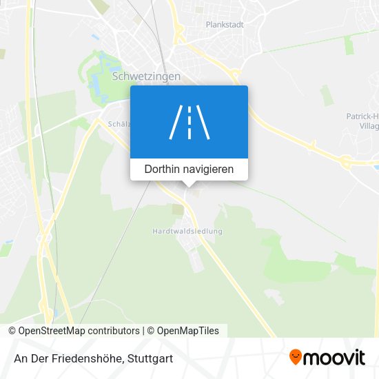 An Der Friedenshöhe Karte