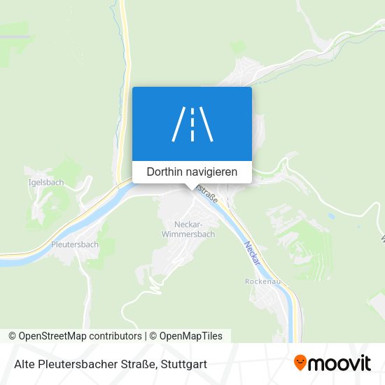 Alte Pleutersbacher Straße Karte