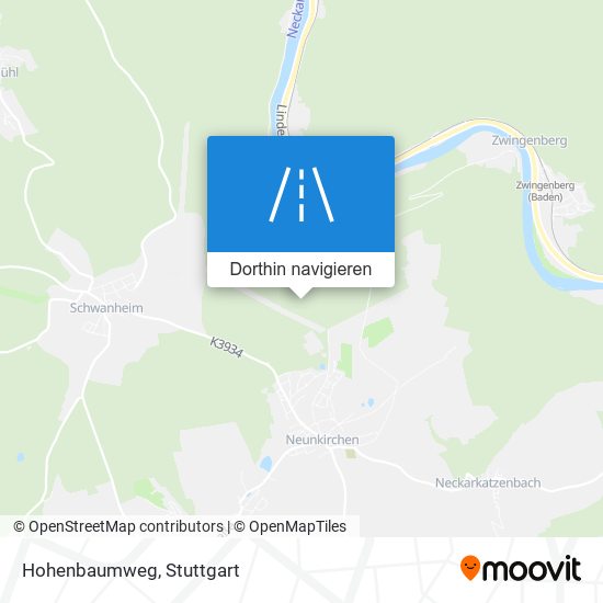 Hohenbaumweg Karte