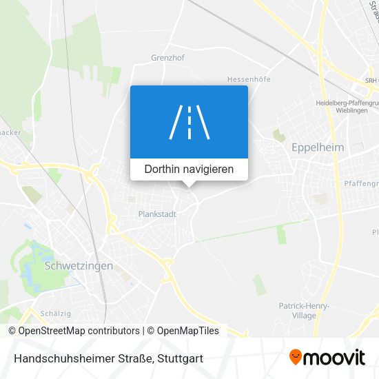 Handschuhsheimer Straße Karte