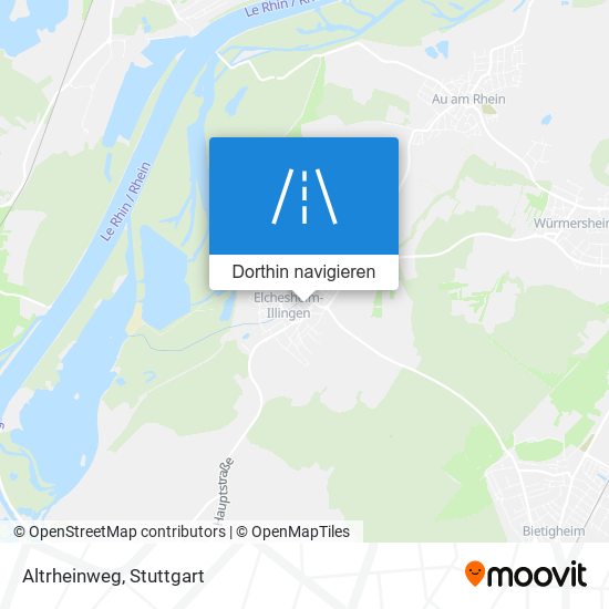Altrheinweg Karte