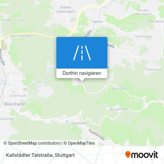 Kallstädter Talstraße Karte