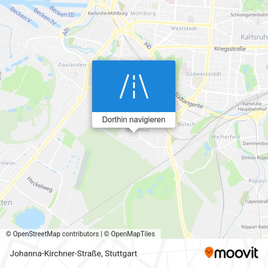 Johanna-Kirchner-Straße Karte