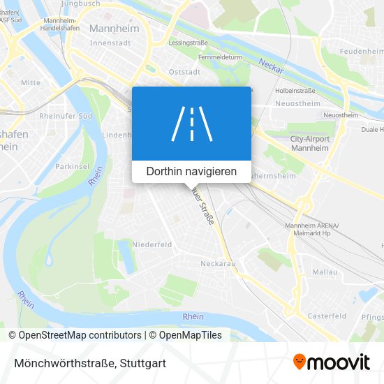 Mönchwörthstraße Karte