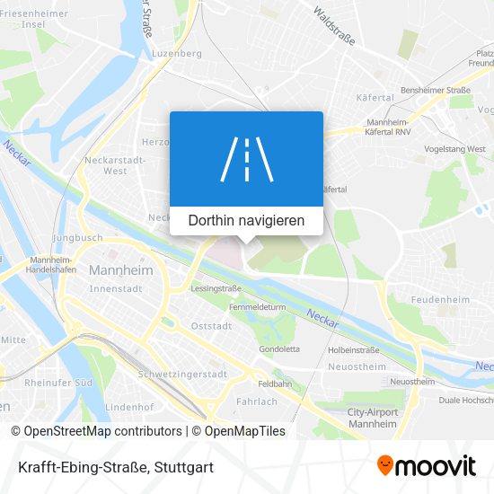 Krafft-Ebing-Straße Karte