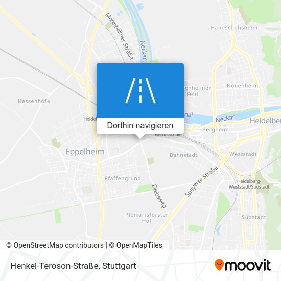 Henkel-Teroson-Straße Karte