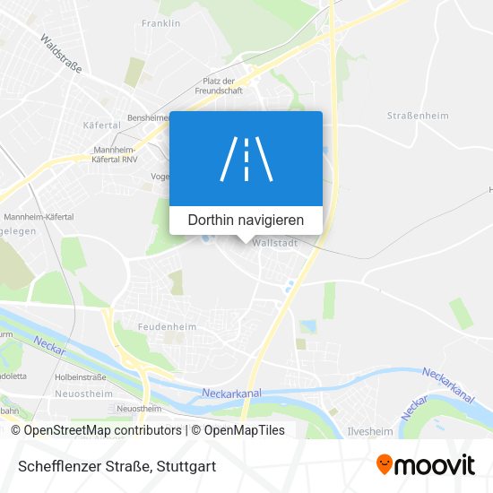 Schefflenzer Straße Karte