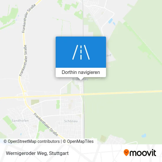 Wernigeroder Weg Karte