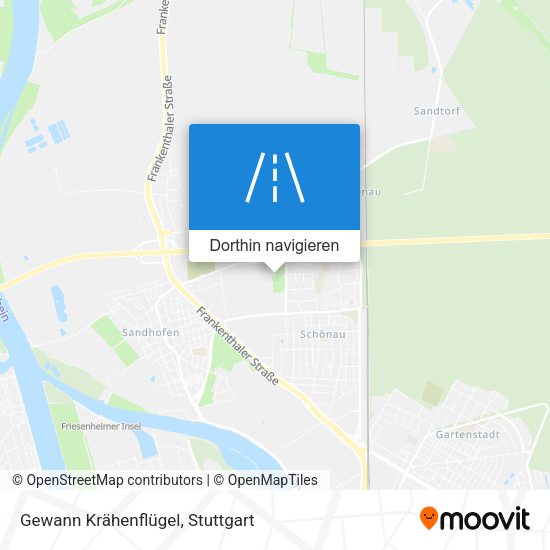 Gewann Krähenflügel Karte