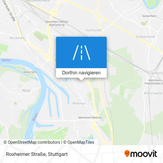 Roxheimer Straße Karte