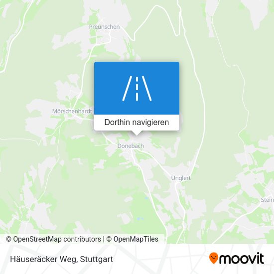 Häuseräcker Weg Karte