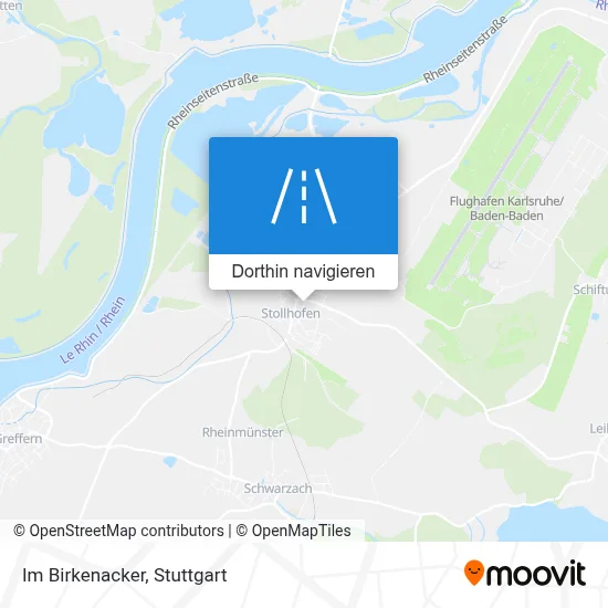 Im Birkenacker Karte