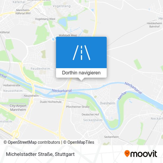 Michelstadter Straße Karte