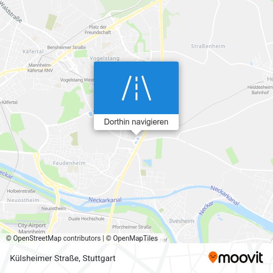 Külsheimer Straße Karte