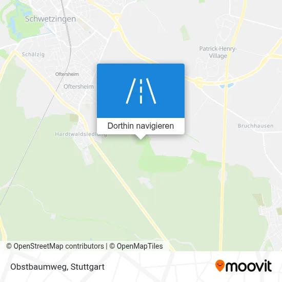 Obstbaumweg Karte