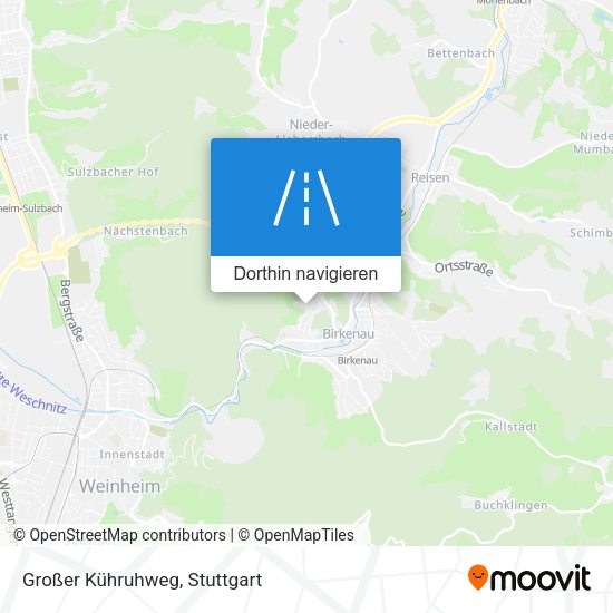 Großer Kühruhweg Karte