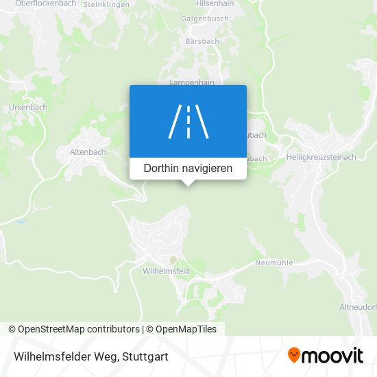 Wilhelmsfelder Weg Karte