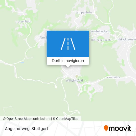 Angelhofweg Karte