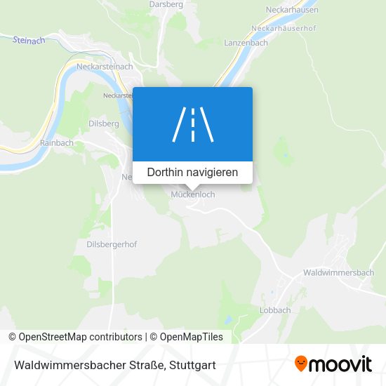 Waldwimmersbacher Straße Karte