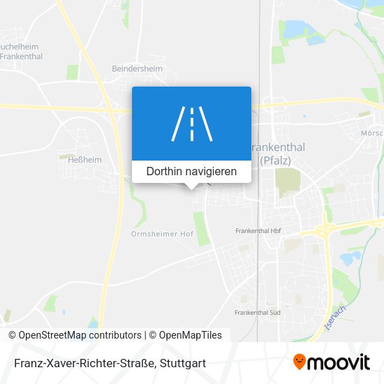 Franz-Xaver-Richter-Straße Karte