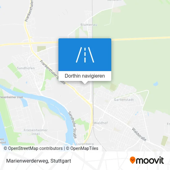 Marienwerderweg Karte