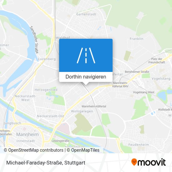 Michael-Faraday-Straße Karte