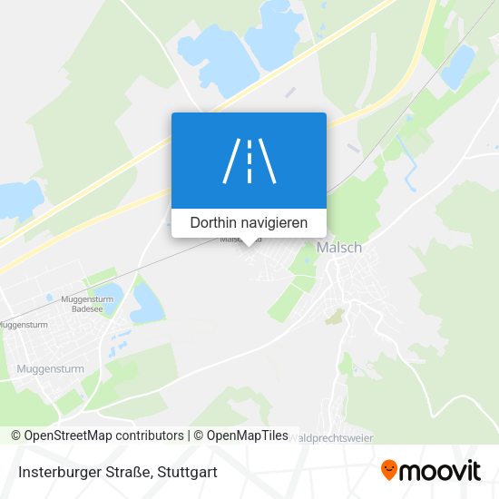 Insterburger Straße Karte