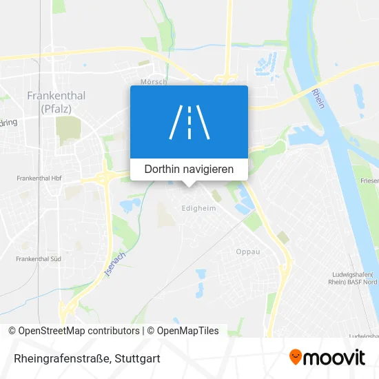 Rheingrafenstraße Karte