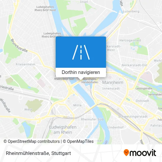 Rheinmühlenstraße Karte