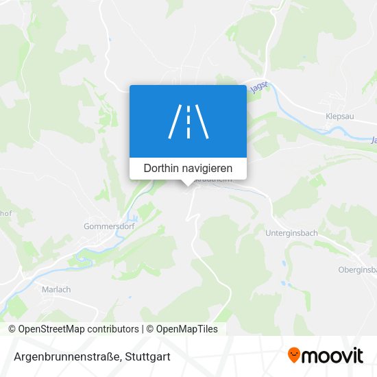 Argenbrunnenstraße Karte