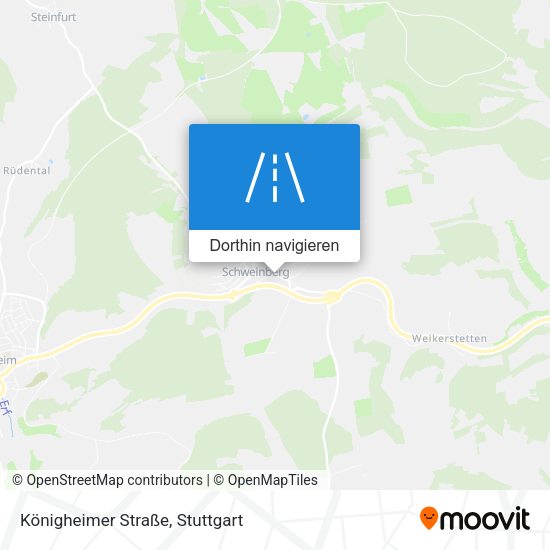 Königheimer Straße Karte