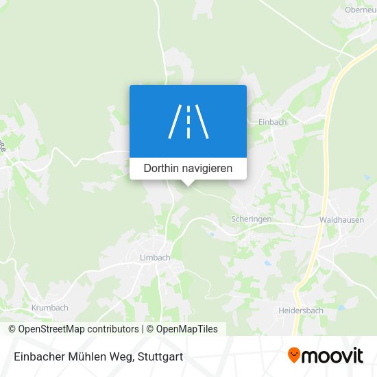 Einbacher Mühlen Weg Karte