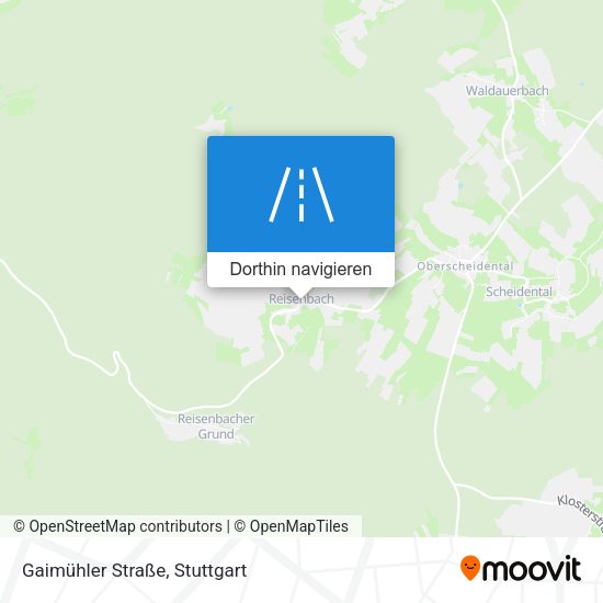 Gaimühler Straße Karte