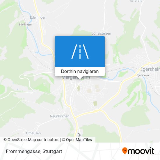 Frommengasse Karte