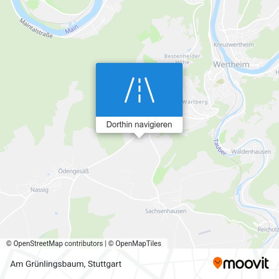 Am Grünlingsbaum Karte