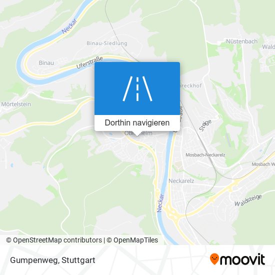 Gumpenweg Karte