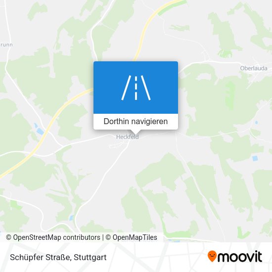 Schüpfer Straße Karte