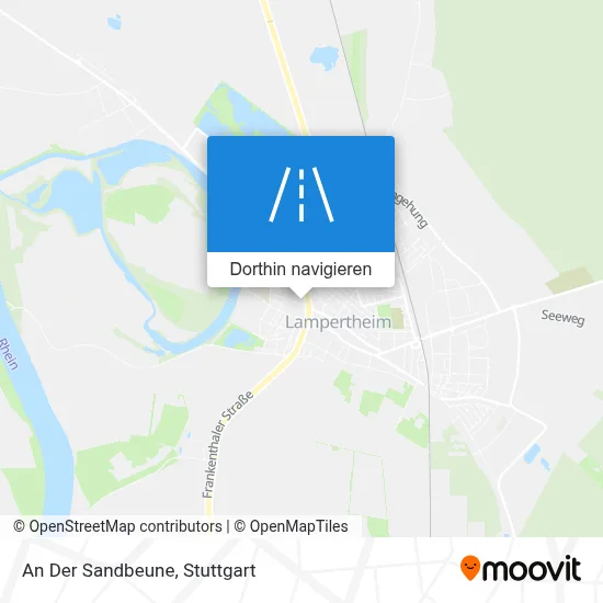 An Der Sandbeune Karte