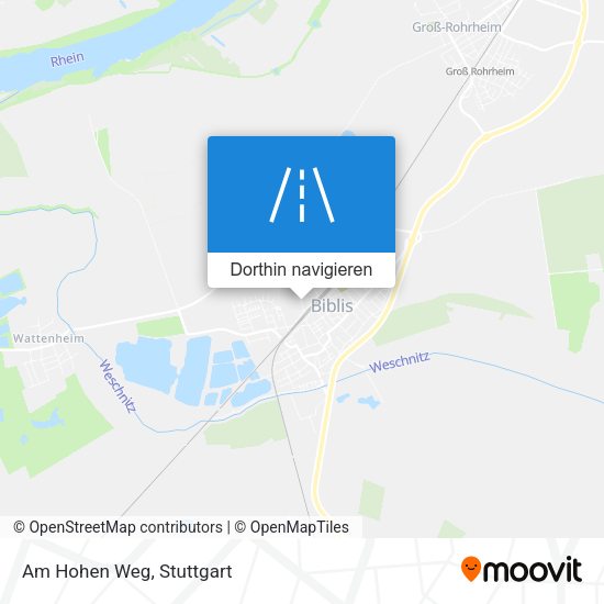 Am Hohen Weg Karte